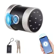 5-in-1 Unlock Door Lock Keyless Entry Biometric Door Knob with Keypad E4I0