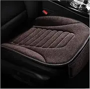 Car Seat Cover Set Universal Car Seat Cover Four Season Auto Flax Breathable Seat Covers for Car Seats Cover Protection Auto Seat Cover(Brown Front seat)