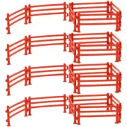 50 Pcs Zoo Fence Accessories Simulated Farm Gates and Enclosures
