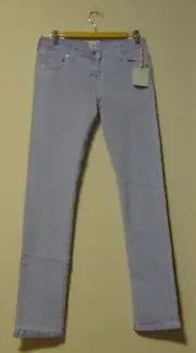 BNWT Vintage SASS & BIDE "Frayed Misfits" Low Rise Jeans - Size 30 - Wedgewood