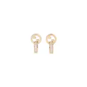 [Gucci] Gucci-White Metal Blondie Earrings-Donna OS OS