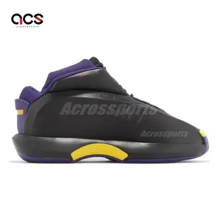 adidas 籃球鞋 Crazy 1 Lakers Kobe TT 男鞋 黑 紫 黃 湖人隊 柯比 復刻 愛迪達 FZ6208