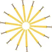 HEALEEP 20pcs Plastic Drywall Anchors and Screws Kit Wall Plug Bolts for Easy Installation Residential and Commercial Settings Self Drilling Anchors for Hanging and Mounting