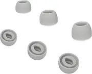 Adhiper Replacement Silicone Earbuds Buds Pro Earbuds Earmuffs Earbuds EarTips Compatible for Samsung Galaxy Buds Pro Earbuds/SML Silicone Earbuds 3 Sizes (S/M/L Gray)