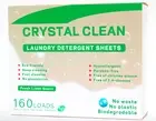 CRYSTAL CLEAN Laundry Detergent Sheets. UP TO 160/Loads, Free Shipping
