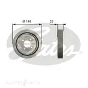 Gates Crankshaft Pulley - TVD1102
