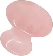 BESTYASH Rose Quartz Tool Mushroom Shape Facial Massager for Skin Brightening Muscle Relaxation Ergonomic Design for Home Spas and Beauty Treatments