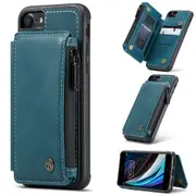 CaseMe Shockproof iPhone 7+/8+ 7 Plus 8 Plus Case Cover Wallet Apple [Teal Green]