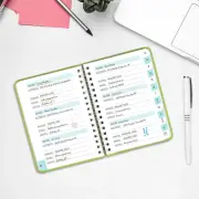 Small Address Book with Alphabetical Tabs, Phone Book Password Keeper with Sp...