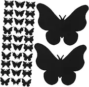 jojofuny 1 Set Butterfly Scratch Paper Crafts DIY Art Materials for Decorative Butterfly Shapes Fun Educational for Parties and Creative Activities