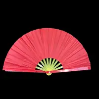 在飛比找蝦皮購物優惠-表演扇舞蹈扇跳舞扇中國風扇 古風扇塑膠柄紅布扇子