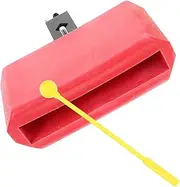 SAFIGLE Portable Plastic Drum Percussion Accessory Universal Mounting Drum Cow Bell Latin Percussion High Pitched Sound