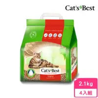 在飛比找momo購物網優惠-【CAT’S BEST 凱優】經典凝結木屑砂（紅標凝結型）5