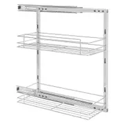 Practa Solutions 200mm 2 Tier Slide Out Under Sink Unit