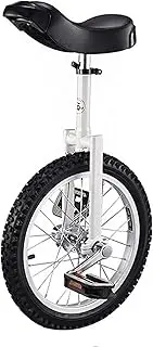 Unicycle Children 16" 18", Adults for Men/Women/Big Kids/Teens Large 20 Inch Unicycle for, Unicycle Bicycle with Steel Frame & Aluminum Rim Durable TDF