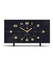 [Newgate] Wideboy Alarm Reverse Dial Clock in Black