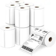 Etiquetas térmicas 4" x 6" compatibles para DYMO 1744907, 12 rollos