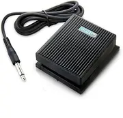 HQRP Sustain Pedal Foot Switch Style for Casio CTK-4000 / CTK4000 / CTK-5000 / CTK5000 / CTK-511 / CTK511 / CTK-518 / CTK518 Keyboard Footswitch, Damper Pedal + HQRP Coaster