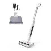 TENWORTHTCVM01 Electric and Wireless Floor Mop, Floor Cleaner with Two Water Tanks, Ultra Light Mop with Self Cleaning