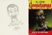 Tim Jacobus Goosebumps Original Art Sketch R.L. Stine Night of The Living Dummy