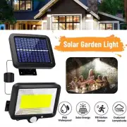 LED Solar 120 COB Flood Motion Sensor Light Outdoor Garden Wall Security Lamp AU