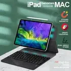 Magnetic iPad Air M2 M3 Air 5 Air 4 10.9 Pro 11' 12.9' Keyboard Case Smart Cover