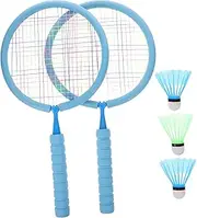 BESPORTBLE 1 Set Lightweight Badminton Racket Set for Sports Kit with Balls Outdoor Fun for Ages Design Portable and Durable Badminton Equipment Random Color