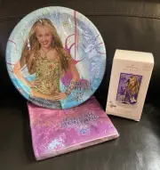 Hannah Montana Collection Hallmark Keepsake Ornament With Paper Plates & Napkins