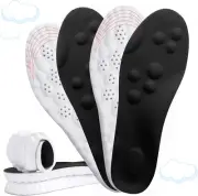 2 Pairs 4D Cloud Soles for Men - Soft Memory Foam Cushioning Cloud Insoles - Ult
