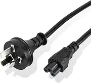 2m/6.6ft AU Plug 3 Prong AC Power Cable Cord for Computers, TVs, Monitors, LG LED LCD Smart 1080p HDTV,Samsung, Acer, Asus, Epson Printer AC Cable (NEMA 5-15P to IEC320C5) 7A 125V