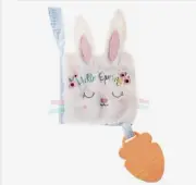 Little Me Hello Spring Cloth Bunny Baby Book Teether Travel Toy Ages 0+
