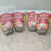 4 Birch Benders Complete High PROTEIN PANCAKE and WAFFLE Mix Breakfast 3/2026
