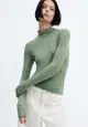 Turtleneck Long-Sleeved T-Shirt