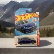 2024 Hot Wheels Blue Tesla Model S Plaid 238/250 Quarter Mile Heroes 5/5