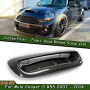 Carbon Fiber Hood Bonnet Scoop Vent Cover For Mini Cooper S R56 2007 2008-2014 M