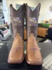Weston LSU Men COWBOY Boot Size 10.5