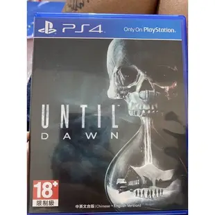 ps4 直到黎明 until dawn 中文版二手