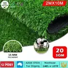 20SQM Artificial Synthetic Grass Turf Plastic Green Fake Plant Lawn Flooring AU