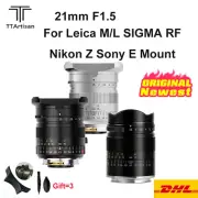 TTArtisan 21mm F1.5 Full Frame MF Lens for Leica M Nikon Z Canon RF Sony E-Mount
