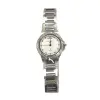 【ORIENT 東方錶】官方授權T2 石中型黑陶瓷白面 石英女腕錶-錶徑-25mm(HM51X36S)