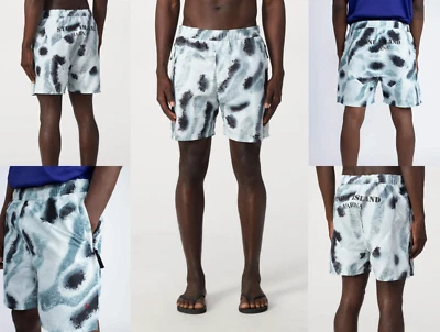STONE ISLAND MARINA B04X8 Swim Shorts Trunks Zip Pockets Badeshorts W Tasche M