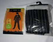 Gangster Halloween Costume Mens Extra Large 46 48 Pin Stripe Suit Mob Mobster