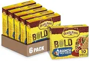 Old El Paso Stand ‘N Stuff Taco Shells, Zesty Ranch Flavored, Gluten Free Crunchy Corn Taco Shells, 10 Count, 5.4 oz (Pack of 6)