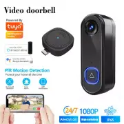 1080P Smart Doorbell Night Vision Alexa/Google & Instant Alerts Home Waterproof