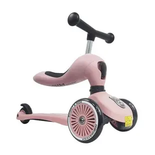 奧地利Scoot & Ride Cool飛滑步車/滑板車/ 玫瑰粉