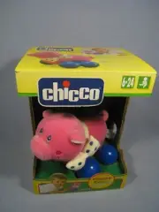 NOS. Chicco Rolly Soft Pink Pig