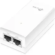 TP-Link 24V Passive PoE Adapter, Up to 12W, Up to 100M Transmission, Wall-Mounting Design, Dual Gigabit Ports, Plug & Play, No Configuration Required, Compatible with Passive PoE Devices(POE2412G)