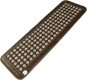 Far Infrared Heating Pad for Full Body, Jade Tourmaline Mattress 138 Individual Nature Jade Stones Heating Therapy Overheat Protection, Smart Control (59"X20"),D