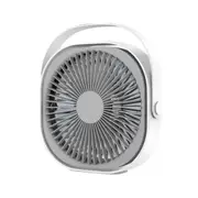 3 Speed Usb 20Cm Desktop Fan – Quiet Portable Lightweight Rechargeable Cooler Portable Fans