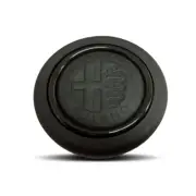 MOMO Round Lip Horn Button With Alfa Romeo Embossed Leather for steering wheels